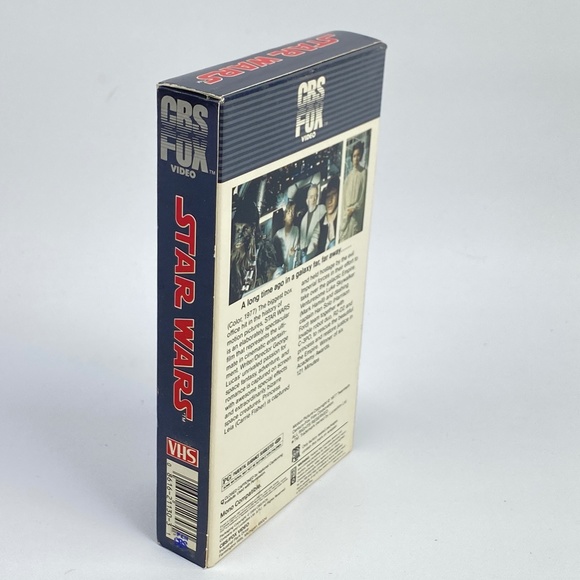 Star Wars A New Hope Red Label CBS/FOX HI FI Stereo Video VHS Original - Picture 4 of 8
